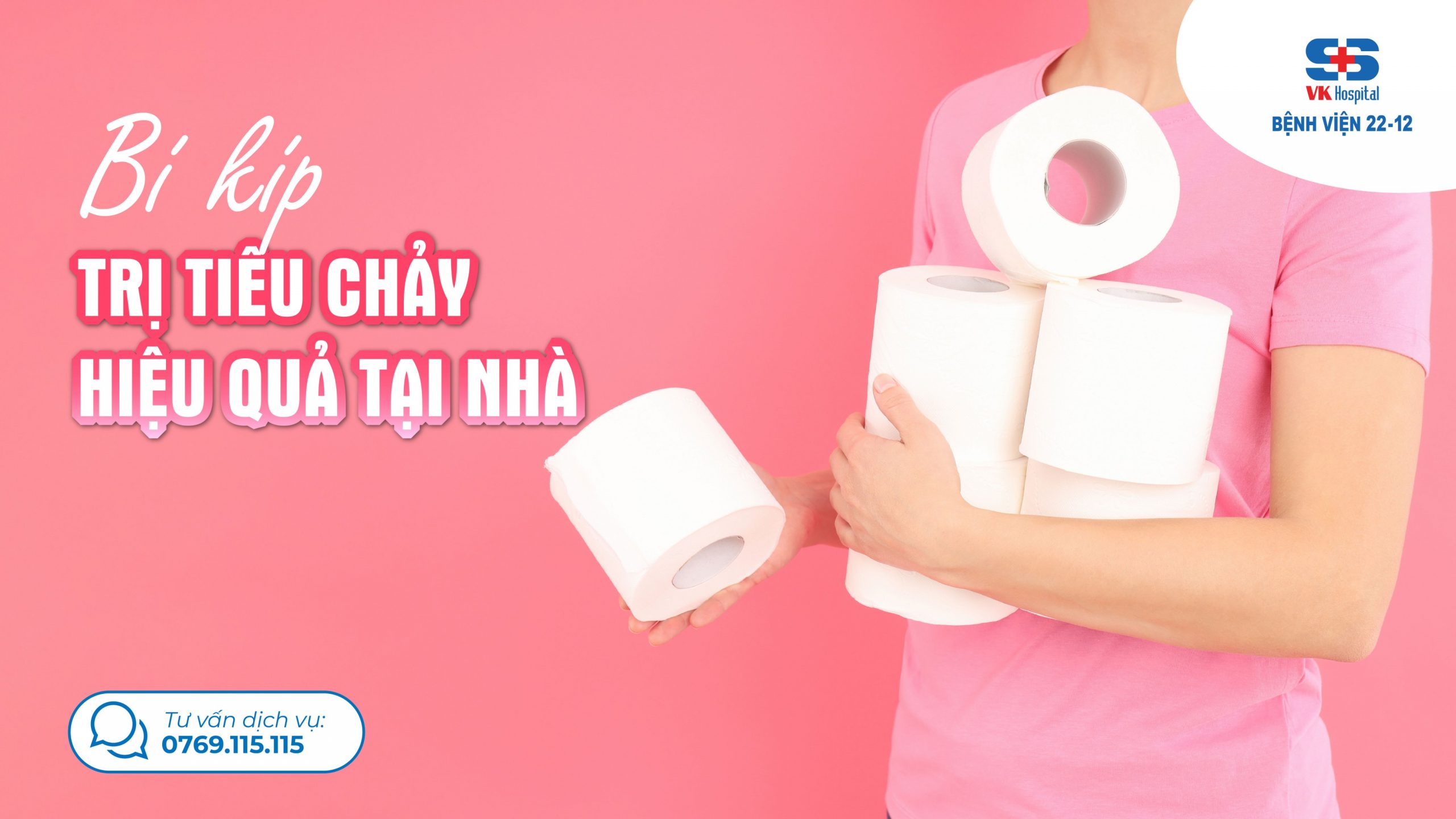 Bệnh viện 22-12 | "Bí kíp" trị tiêu chảy tại nhà hiệu quả