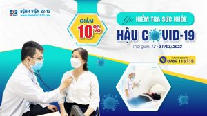 giảm 10% khám sức khỏe hậu covid