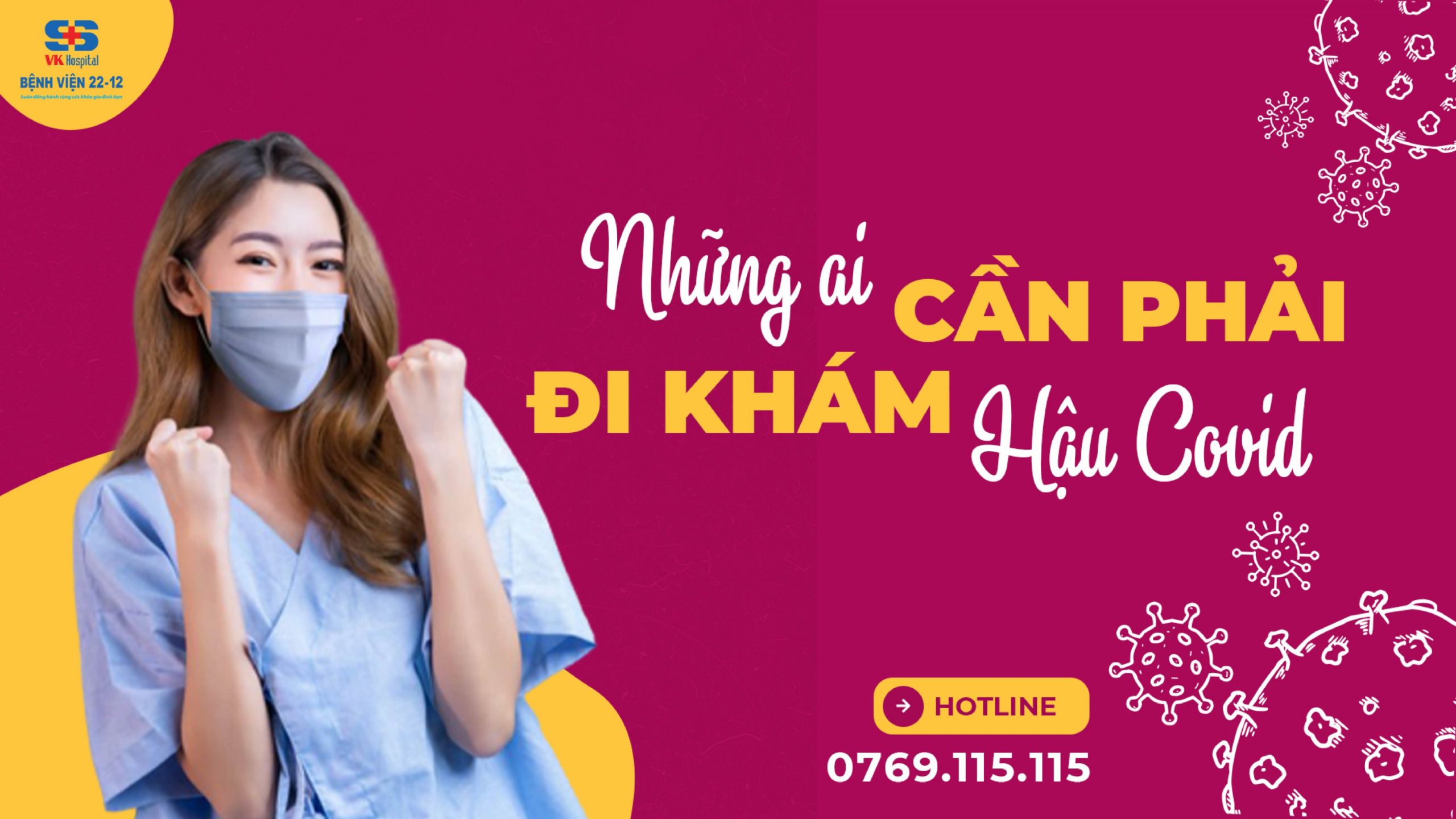 Bệnh viện 22-12 | Những ai cần phải đi khám hậu Covid-19?