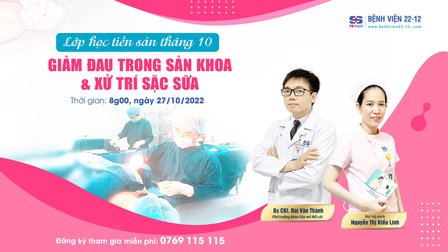 Bệnh viện 22-12 | Lớp học tiền sản tháng 10 Bệnh viện 22-12 | Lớp học tiền sản tháng 10