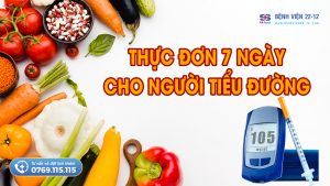 thực đơn cho người tiểu đường