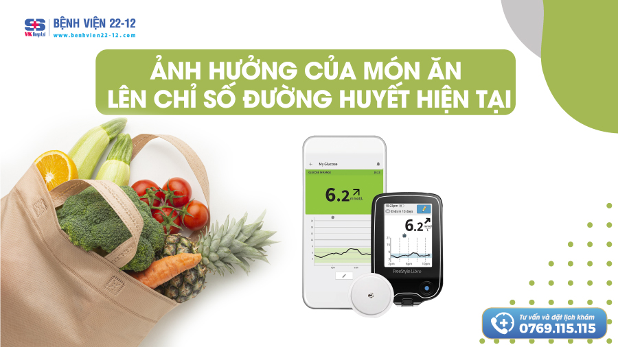 Bệnh viện 22-12 | Ảnh hưởng của món ăn lên chỉ số đường huyết hiện tại