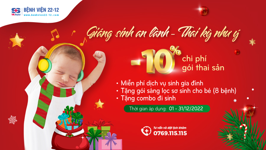 Bệnh viện 22-12 | Ưu đãi thai sản tháng 12 Bệnh viện 22-12 | Ưu đãi thai sản tháng 12