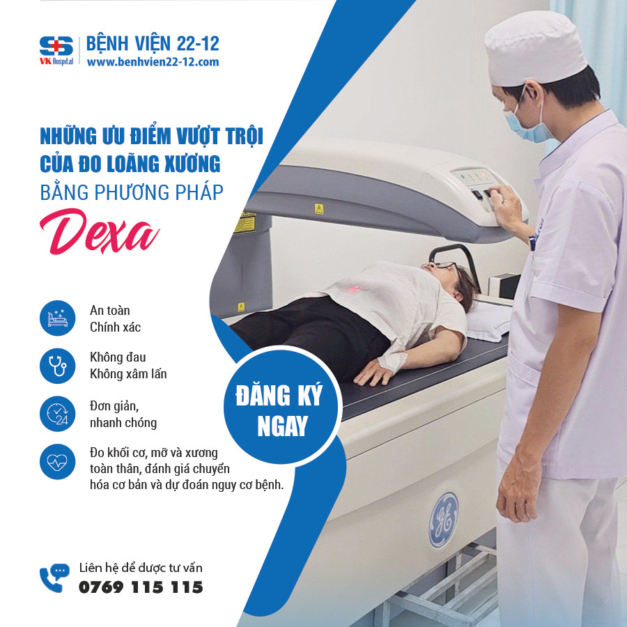 Bệnh viện 22-12 | Đo loãng xương Dexa Bệnh viện 22-12 | Đo loãng xương Dexa