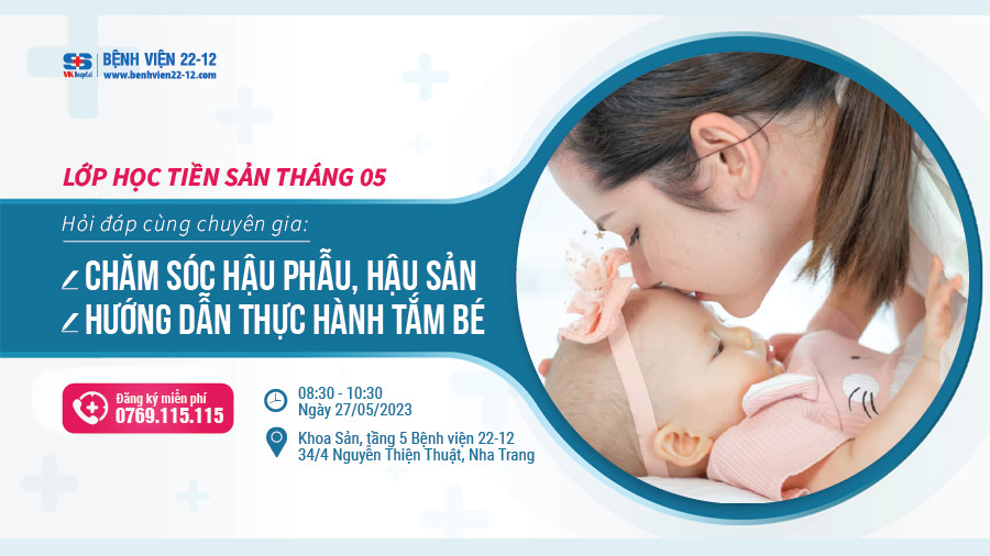Bệnh viện 22-12 | Lớp học tiền sản tháng 5 Bệnh viện 22-12 | Lớp học tiền sản tháng 5