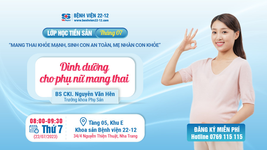 Bệnh viện 22-12 | Lớp học tiền sản tháng 7