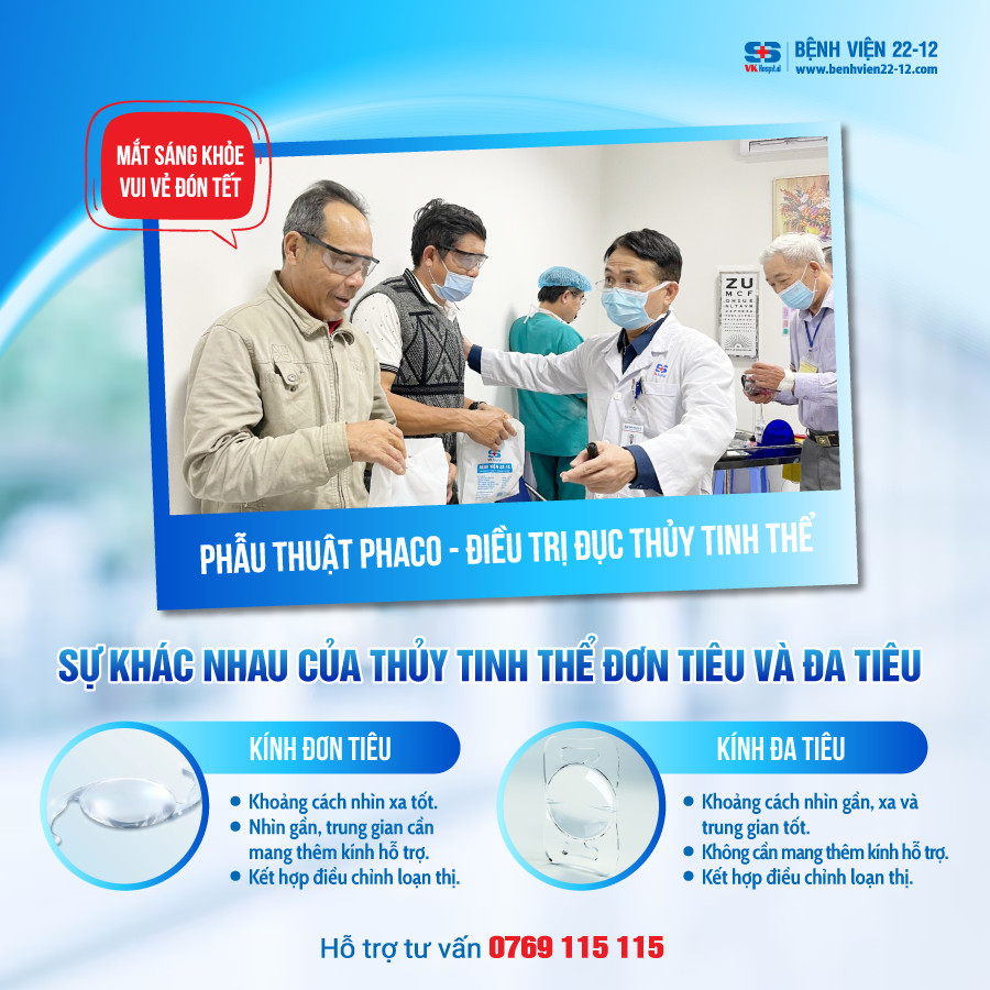 Benh vien 22-12 \ Phau thuat phaco nen chon nhan don tieu cu hay da tieu cu Benh vien 22-12 \ Phau thuat phaco nen chon nhan don tieu cu hay da tieu cu