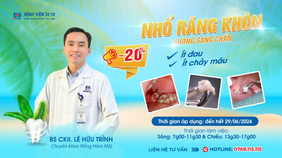 Nhổ răng khôn không sang chấn – ít đau, ít chảy máu Nhổ răng khôn không sang chấn – ít đau, ít chảy máu
