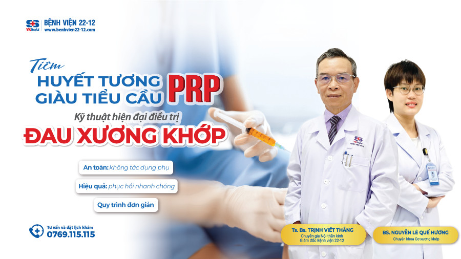 Tiêm huyết tương giàu tiểu cầu PRP Tiêm huyết tương giàu tiểu cầu PRP