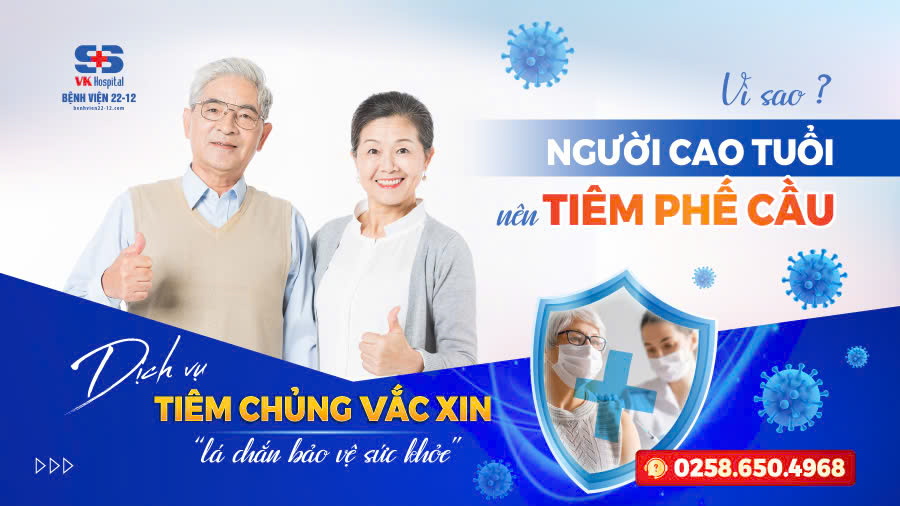 Lý do người cao tuổi cần tiêm vắc xin phế cầu Lý do người cao tuổi cần tiêm vắc xin phế cầu